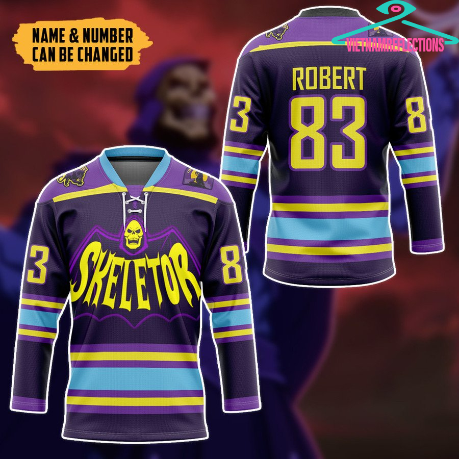 He Man Skeletor personalized custom hockey jersey
