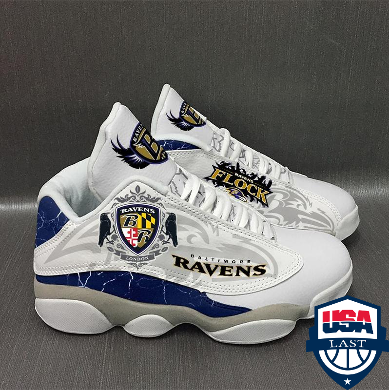 Baltimore Ravens NFL ver 2 Air Jordan 13 sneaker