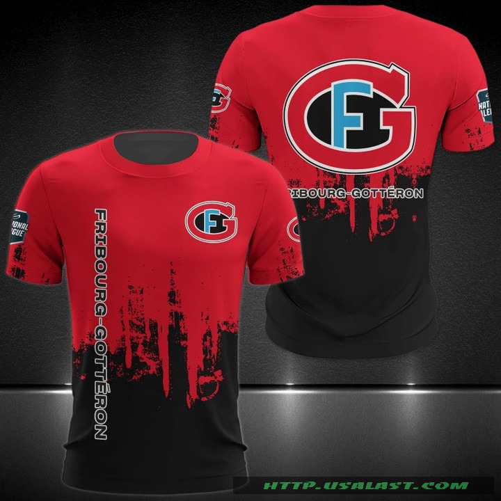 BEST Fribourg-Gotteron National League 3D Hoodie T-Shirt