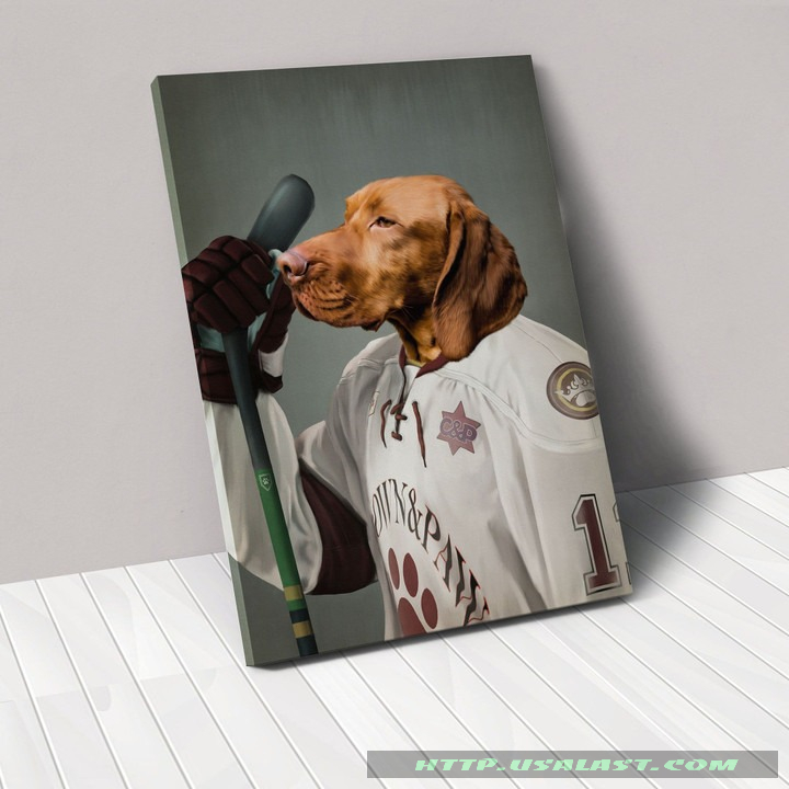 Personalized Pet The Ice Hockey Player Poster And Canvas Print