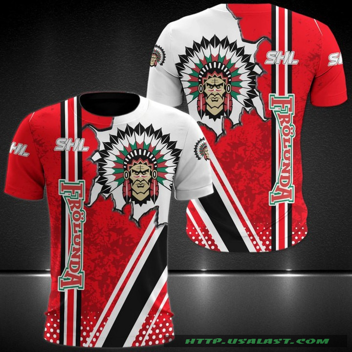 BEST Frolunda HC Hockey Team 3D Hoodie T-Shirt