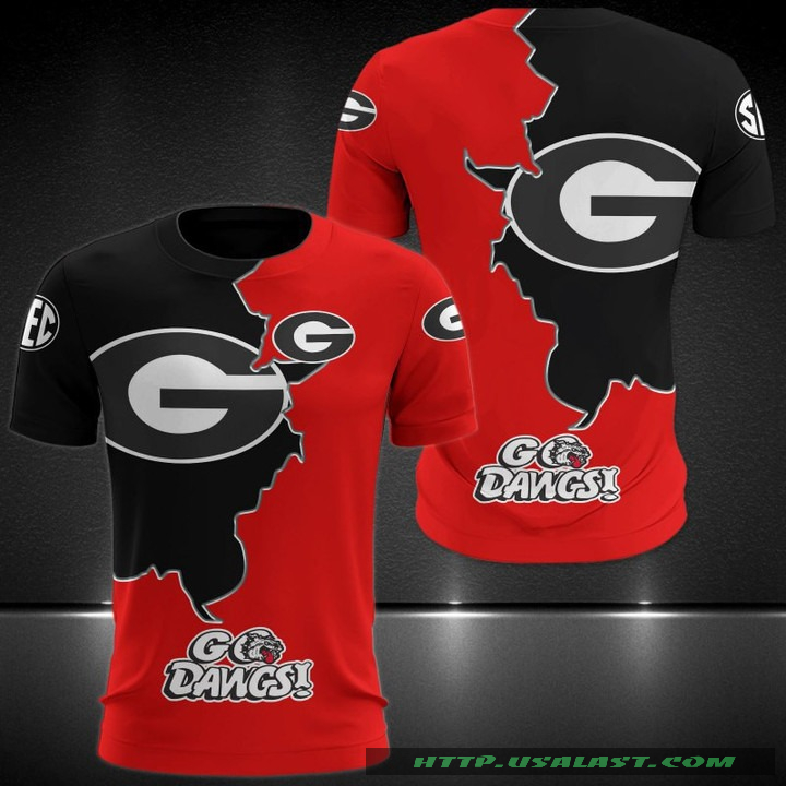 BEST Georgia Football Go Dawgs 3D Hoodie T-Shirt