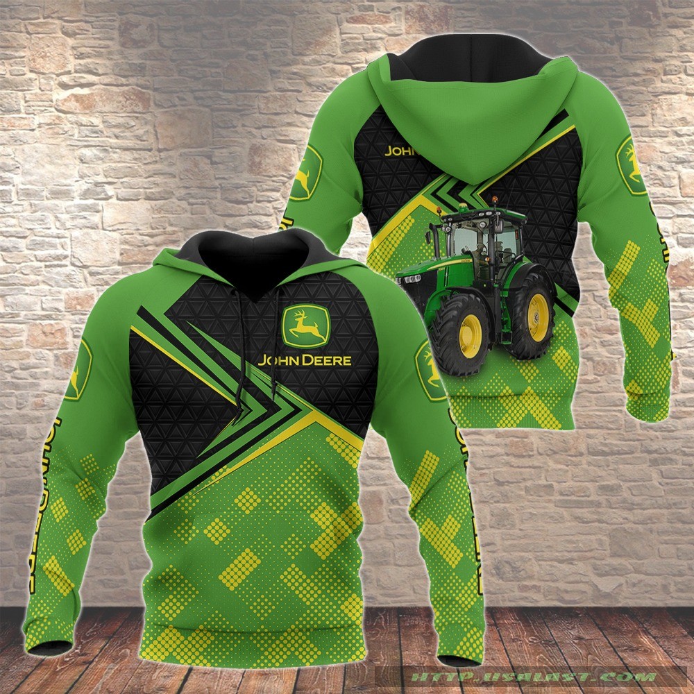 John Deere V9 All Over Print Hoodie