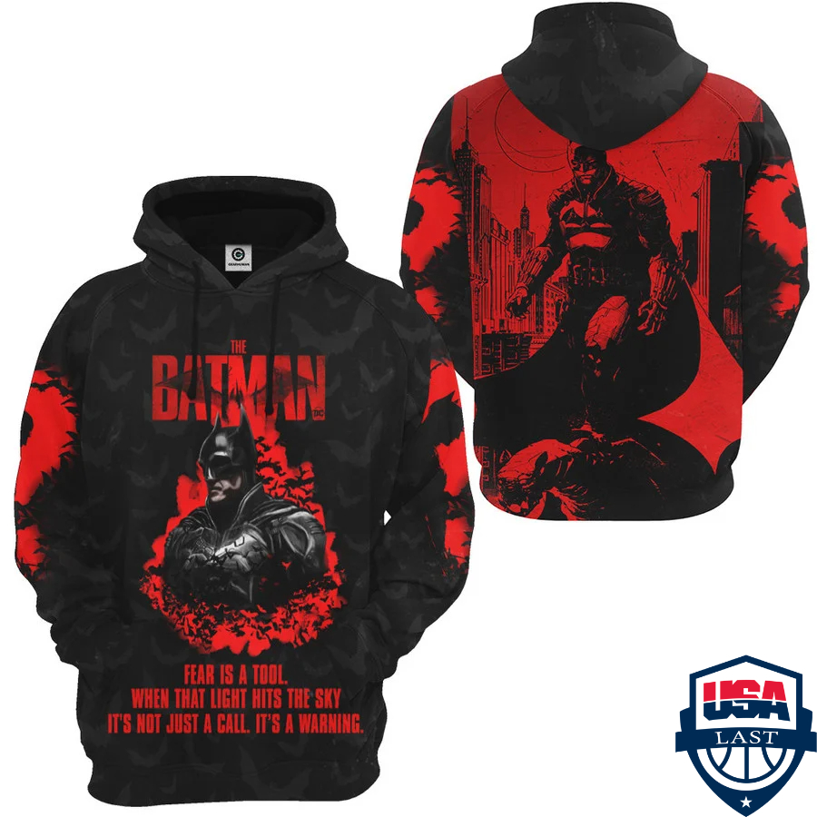 The Batman Fear is a tool 3d hoodie apparel