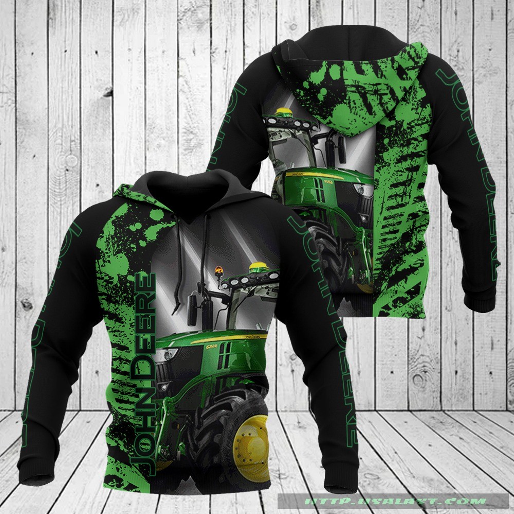 John Deere Die Tye 3D All Over Printed Hoodie