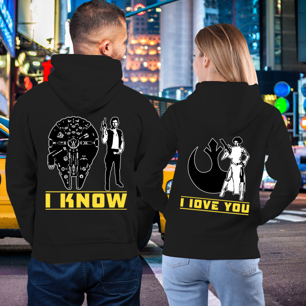 Couple Gift – I Love You I Know Movie Couple Lover Matching Hoodies