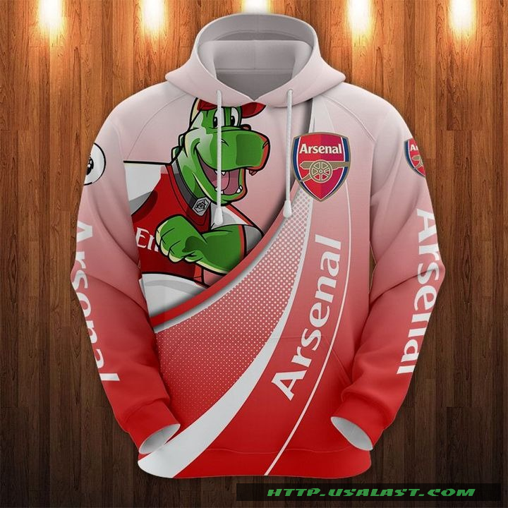 Arsenal Gunnersaurus 3D All Over Print Shirt Hoodie