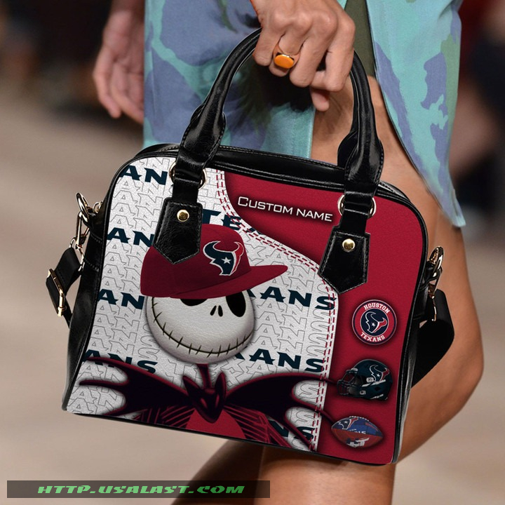 Houston Texans Jack Skellington Personalized Shoulder Handbag Women Gift
