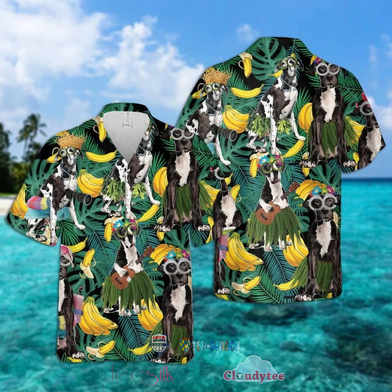 NEW Great Dane Banana Tropical Hawaiian Shirt