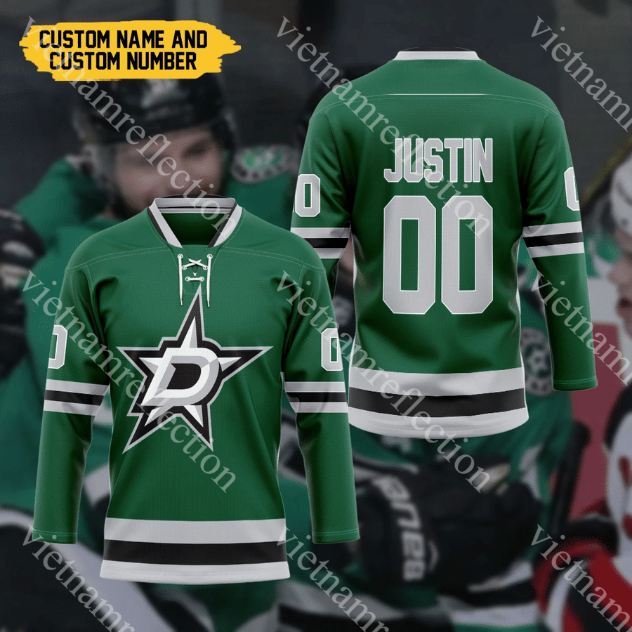 NHL Dallas Stars personalized custom hockey jersey