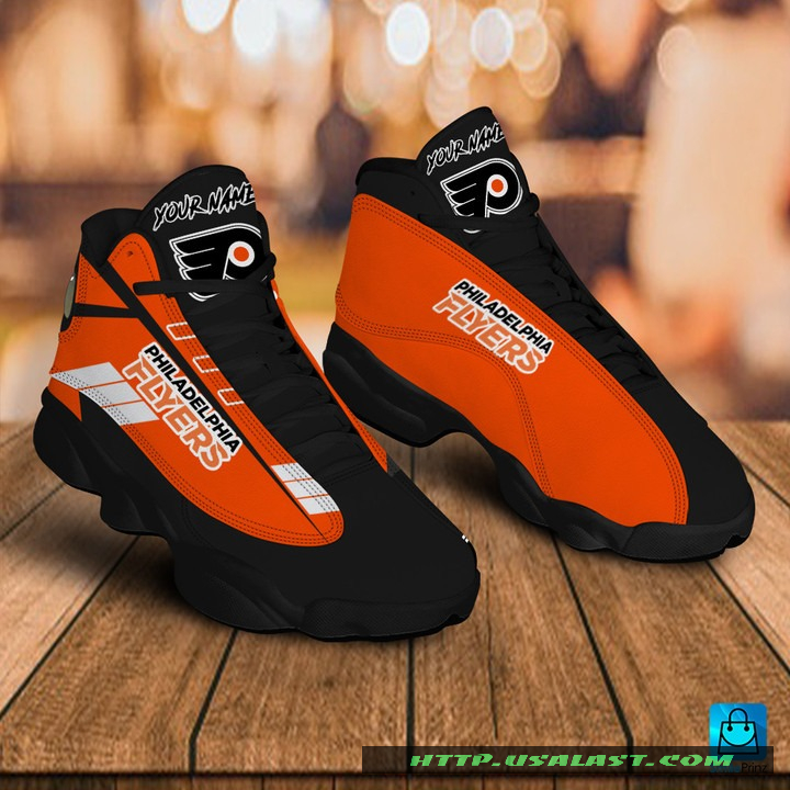 Sale OFF Personalised Philadelphia Flyers Air Jordan 13 Shoes