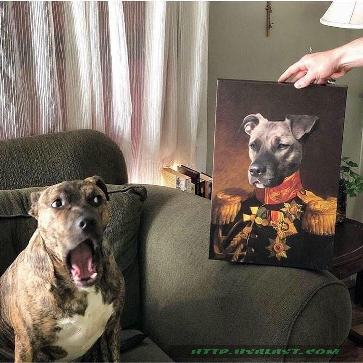 The Veteran Custom Pet Photo Poster Canvas Print