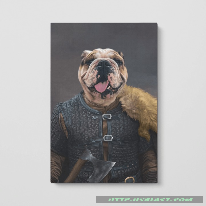 Viking Leader Personalized Pet Image Poster Canvas