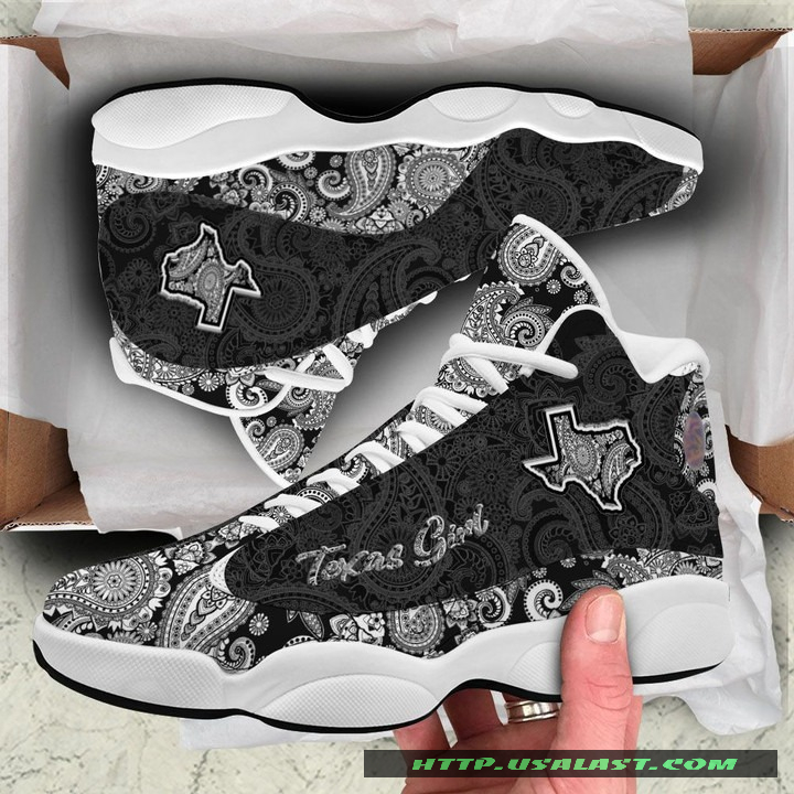 Sale OFF Texas Girl Black And White Air Jordan 13 Shoes