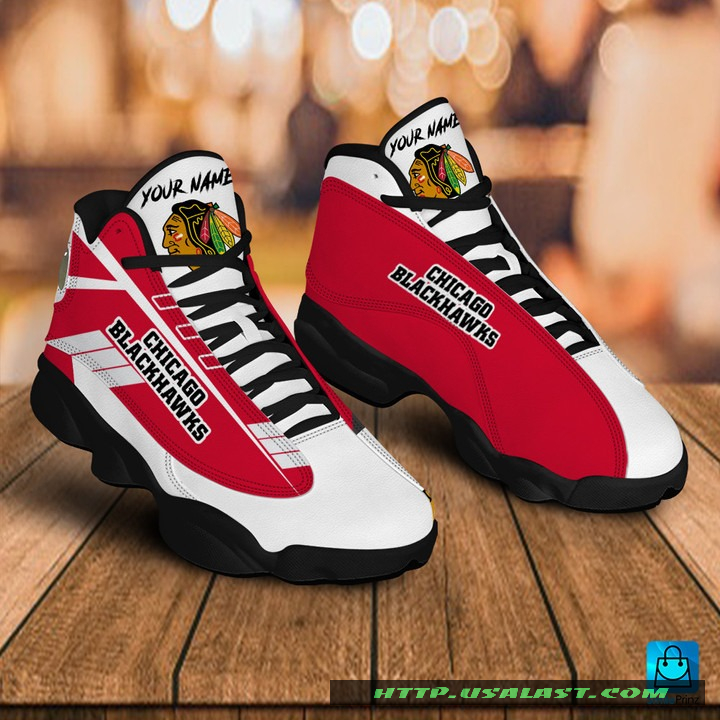 Sale OFF Personalised Chicago Blackhawks Air Jordan 13 Shoes