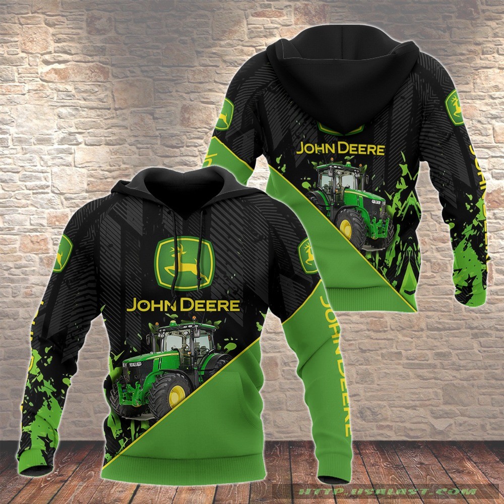 John Deere 3D All Over Print Hoodie V3