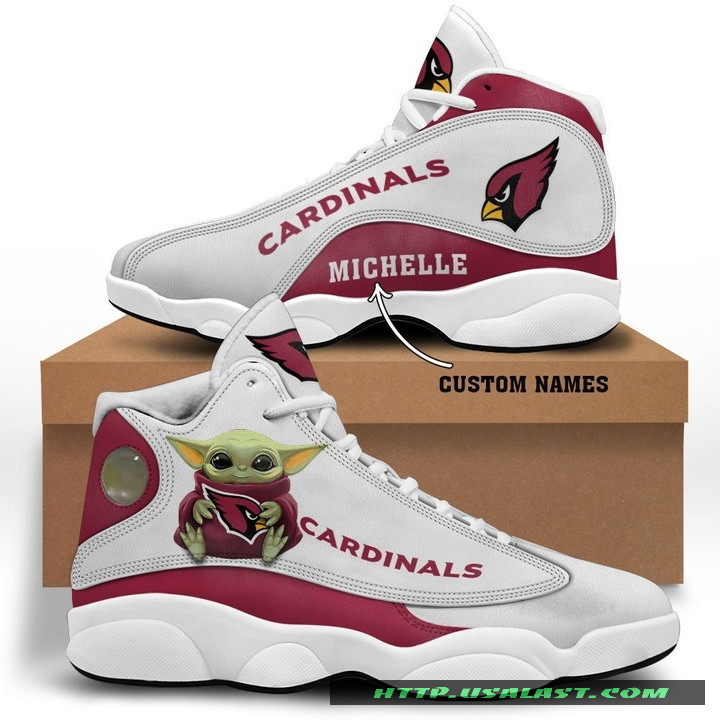 Sale OFF Personalised Arizona Cardinals Baby Yoda Air Jordan 13 Shoes
