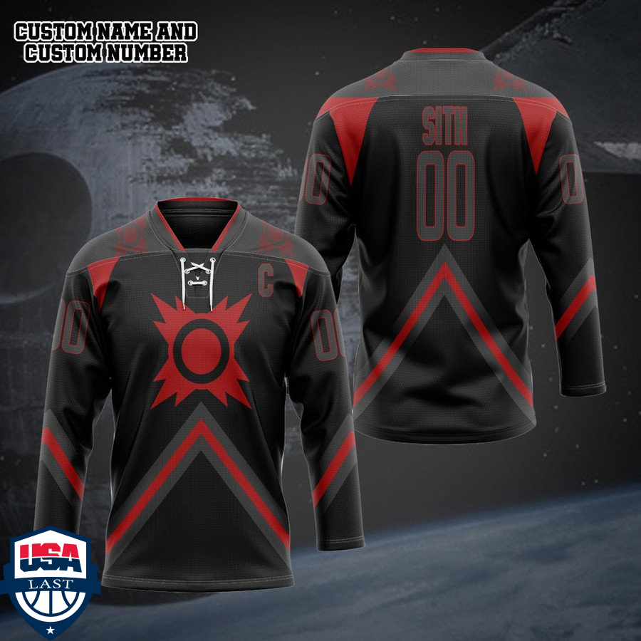 Star Wars The Sith personalized custom hockey jersey
