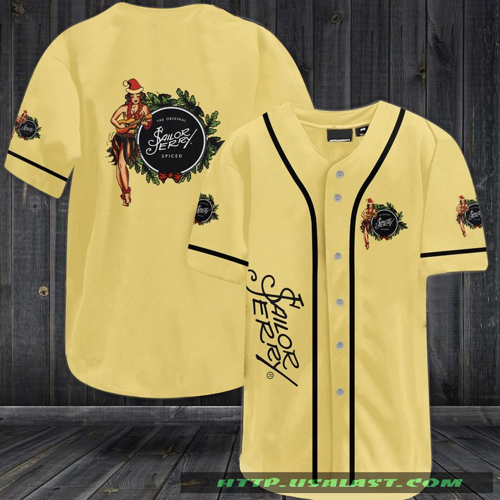 Sailor Jerry Rum Baseball Jersey Shirt