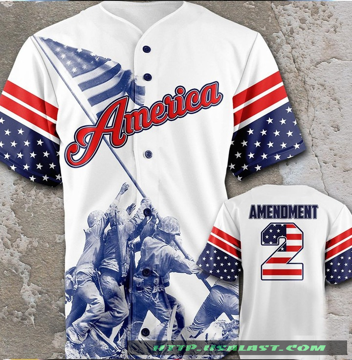 American 2nd Amendment Baseball Jersey Shirt