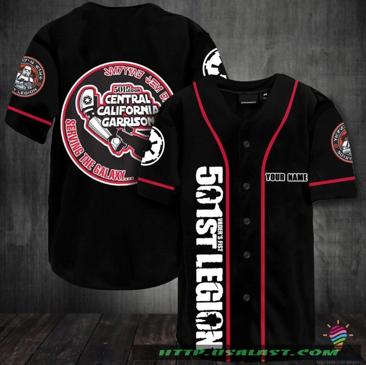 Star Wars 501st Legion Personalized Baseball Jersey Shirt