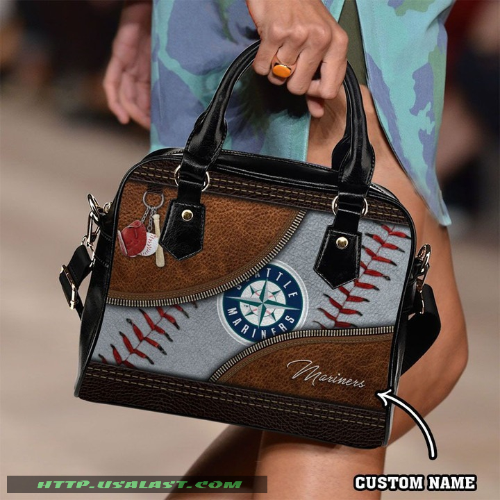Seattle Mariners Personalized Shoulder Handbags Women Gift