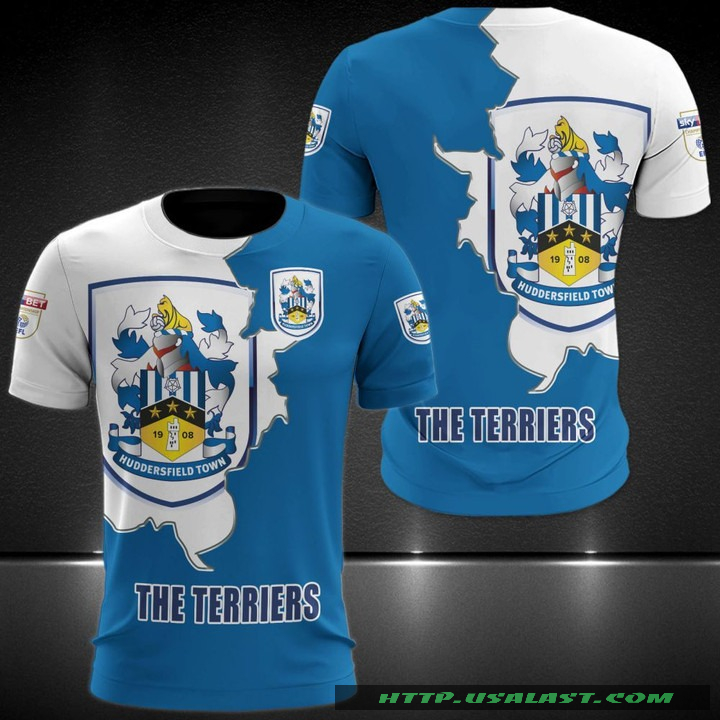 Huddersfield Town A.F.C The Terries 3D All Over Print Hoodie T-Shirt