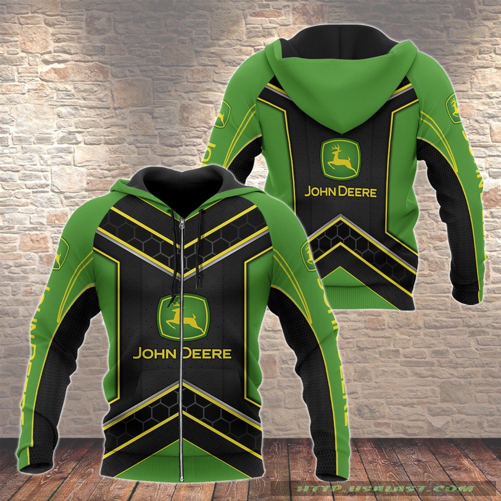 John Deere V4 3D All Over Print Hoodie