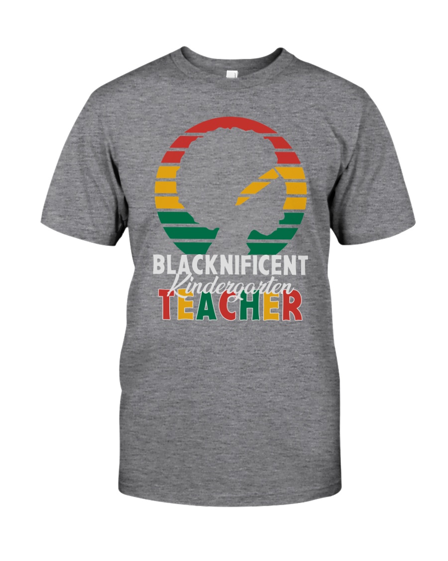 Blacknificient Kindergarten Teacher 2d shirt, hoodie