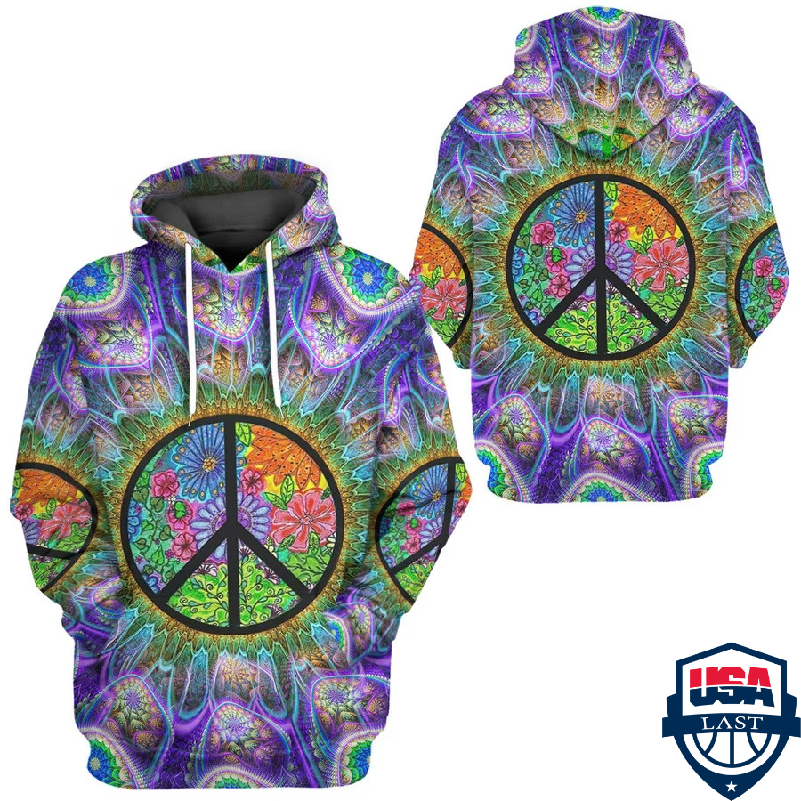 Hippie ver 2 3d hoodie apparel