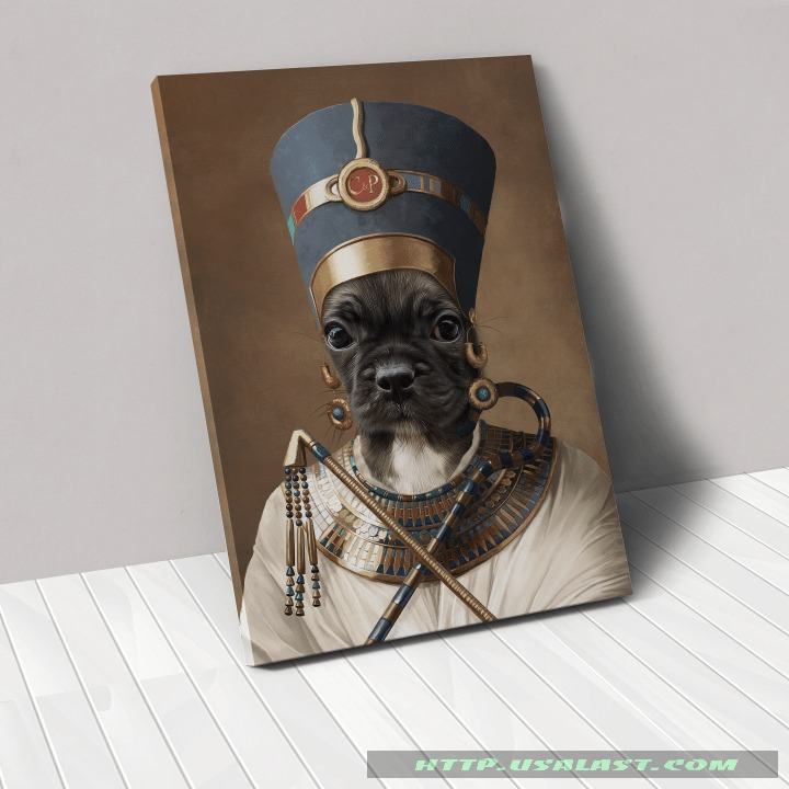 The Egyptian Queen Custom Pet Photo Poster Canvas Print
