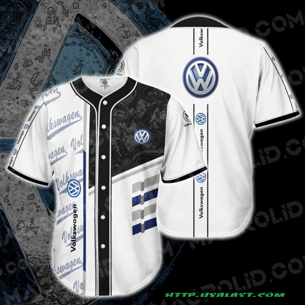 New Volkswagen Automotive Engine Baseball Jersey Shirt