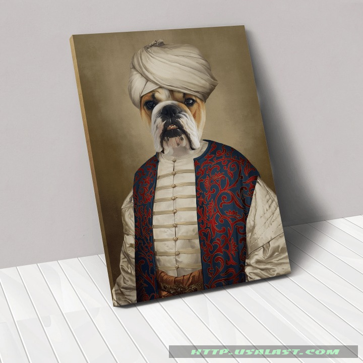 The Sultan Custom Pet Portrait Poster Canvas