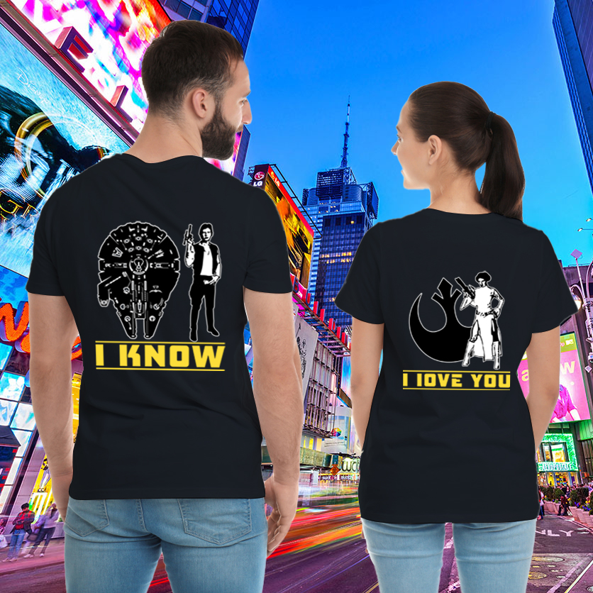 Couple Gift – I Love You I Know Movie Couple Lover Matching T-Shirts