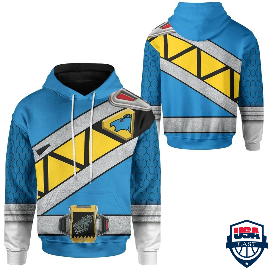 ZKue Dino Charge Power Rangers 3d hoodie apparel