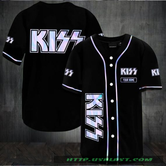 Hologram KISS Band Personalized Baseball Jersey Shirt