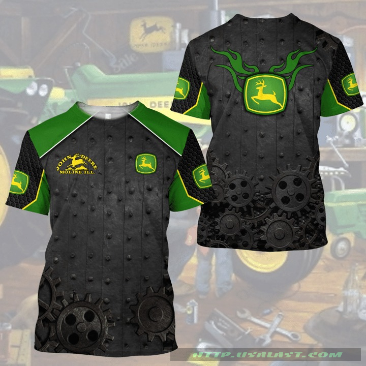 John Deere Moline ILL 3D All Over Print Shirt