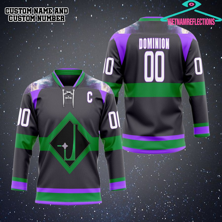 Star Trek Dominion personalized custom hockey jersey