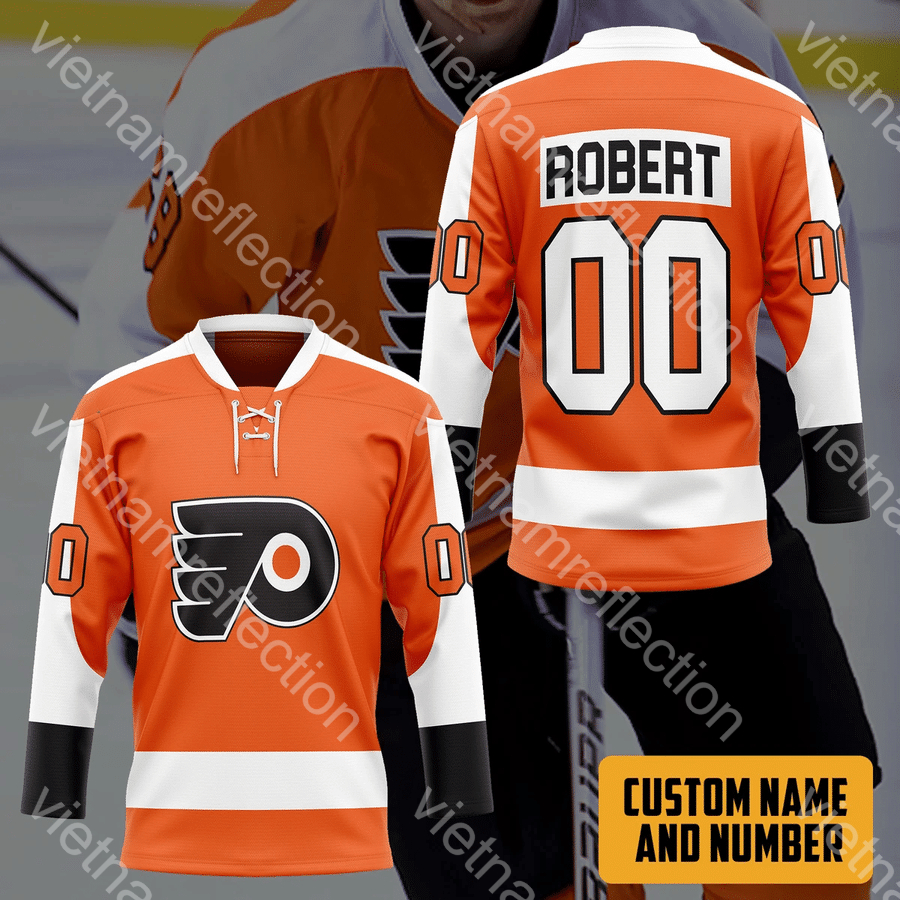 Mac's Big Break Philadelphia Flyers NHL personalized custom hockey jersey