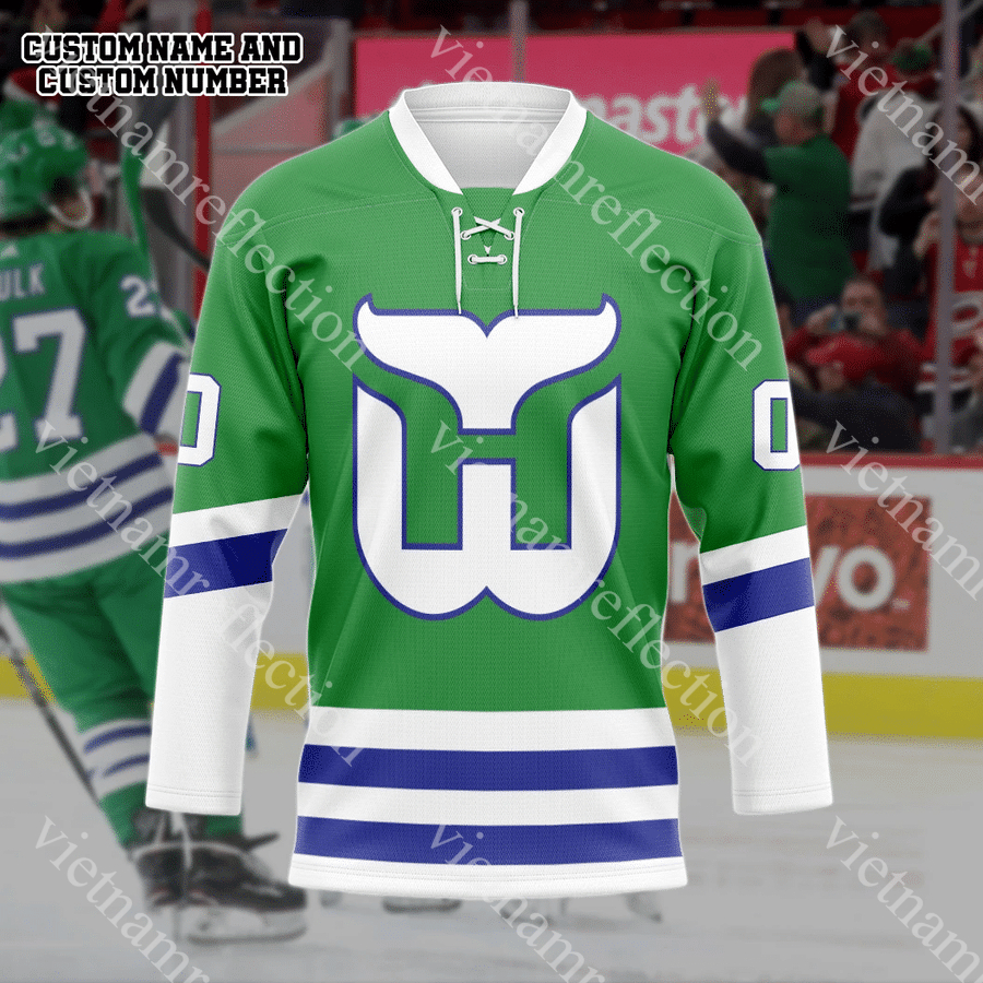 Hartford Whalers NHL personalized custom hockey jersey