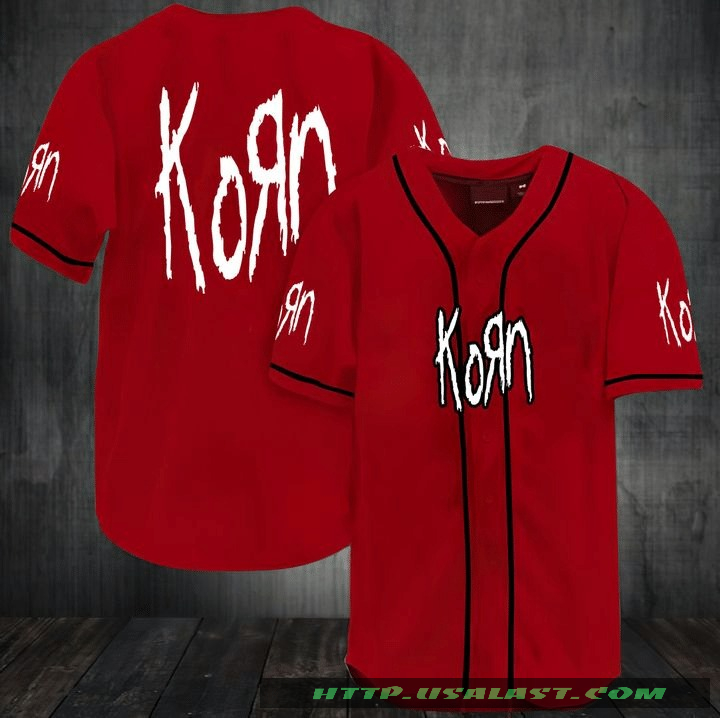 Korn Band Baseball Jersey Shirt