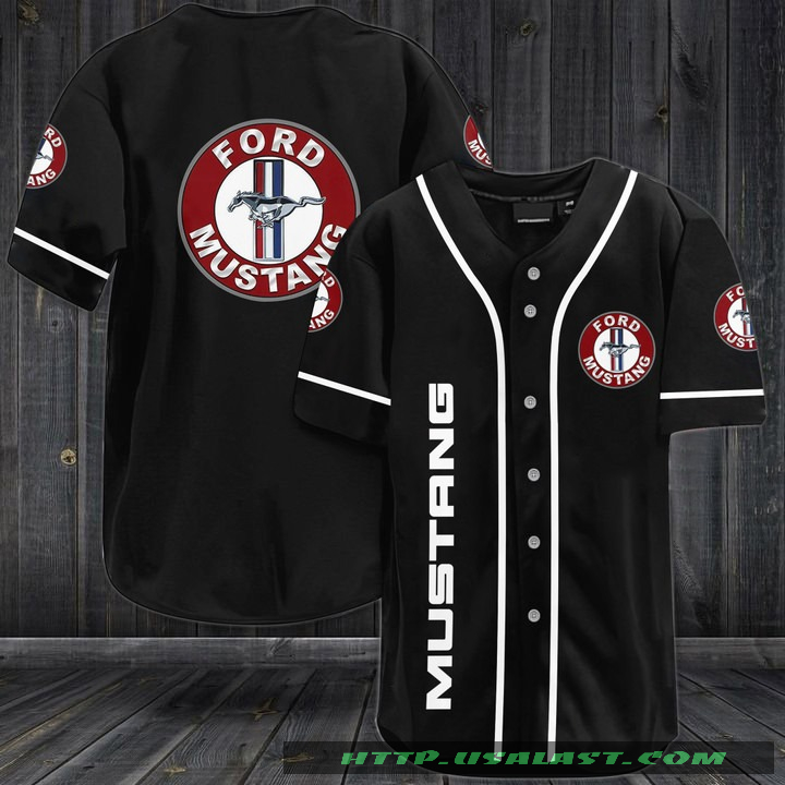 Ford Mustang Baseball Jersey Shirt