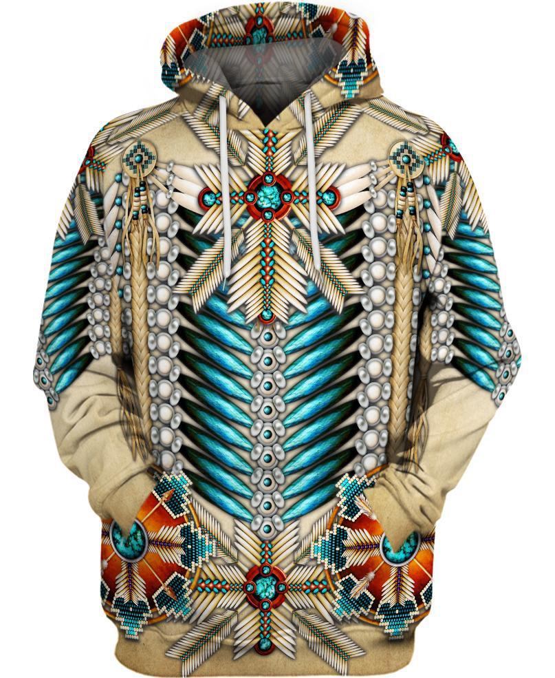 HOT Native Bright Motifs All Over Printed 3D Hoodie