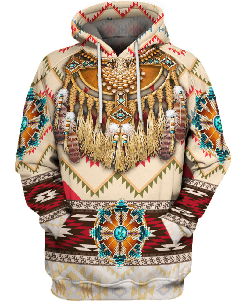 HOT Native American pattern All Over Printed 3D Hoodie