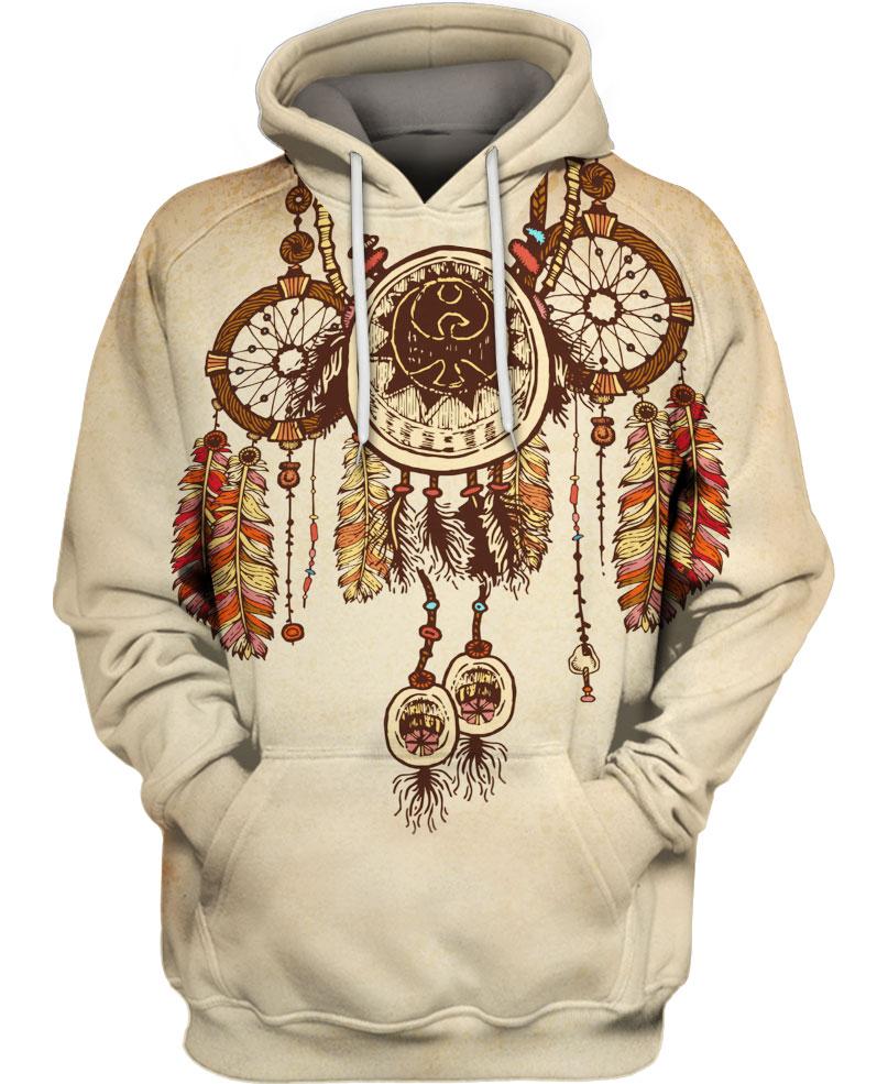 HOT Dreamcatcher Native American All Over Printed 3D Hoodie