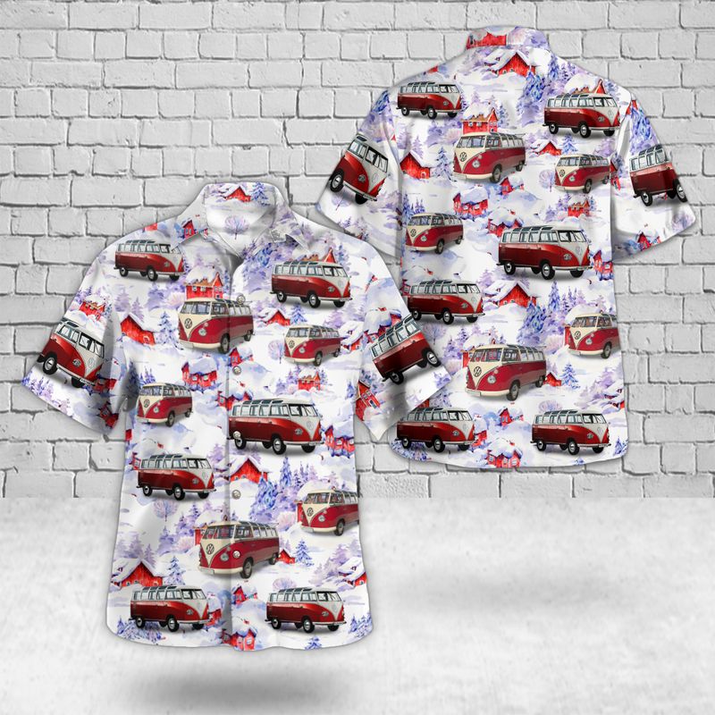 Volkswagen Samba Christmas Hawaiian Shirt Gift For Men Women