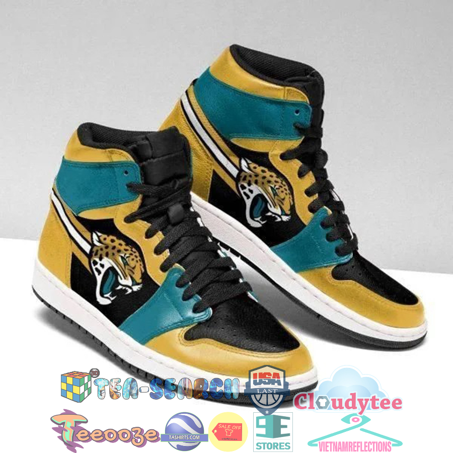 Jacksonville Jaguars NFL ver 5 Air Jordan High Top Sneaker Shoes