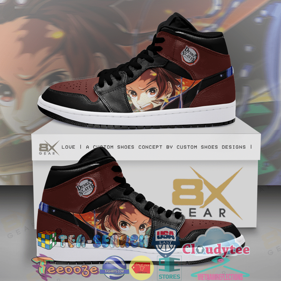 Kamado Tanjiro Demon Slayer Anime Air Jordan High Top Sneaker Shoes