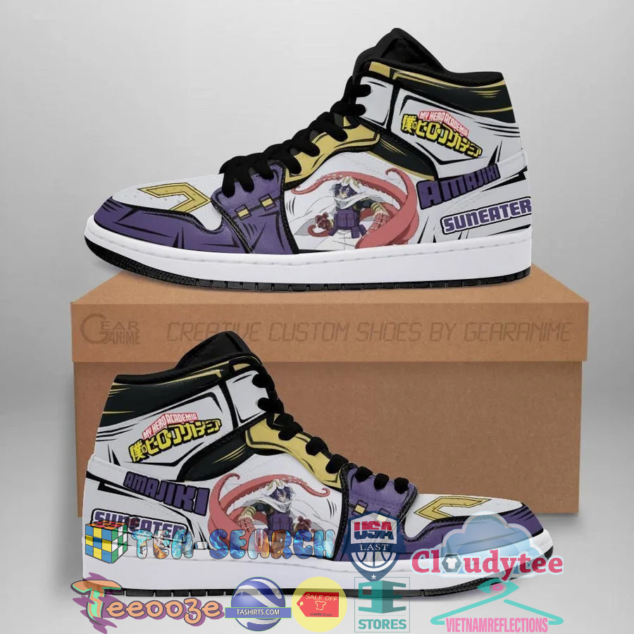 Tamaki Amajiki Suneater My Hero Academia Air Jordan High Top Sneaker Shoes