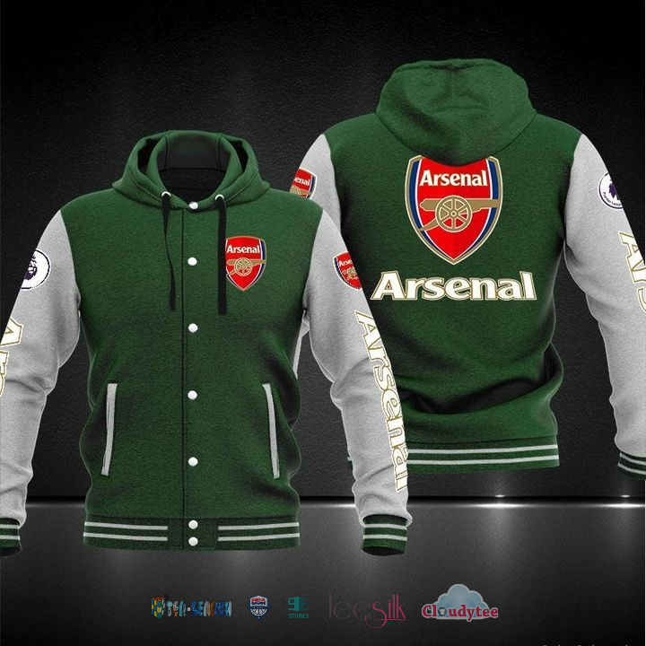 New Trend Arsenal F.C Baseball Hoodie Jacket